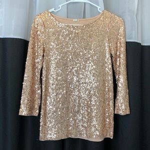 J. Crew women’s sequined shirt